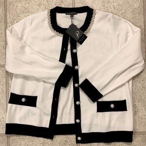 Pearl detailed cardigan